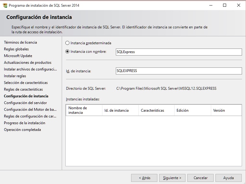 instalacin SQL Server