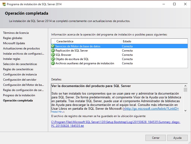 instalacin SQL Server