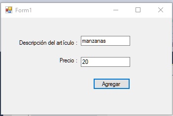 alta registros SqlCommand SQL Server