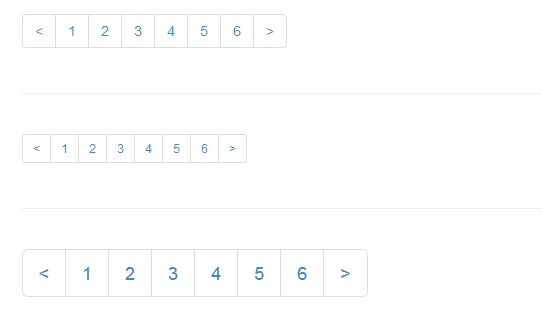 pagination pagination-sm pagination-lg bootstrap