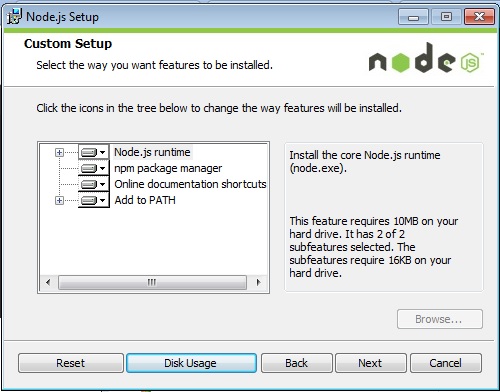 instalacion nodejs