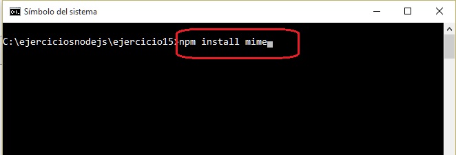 npm install mime