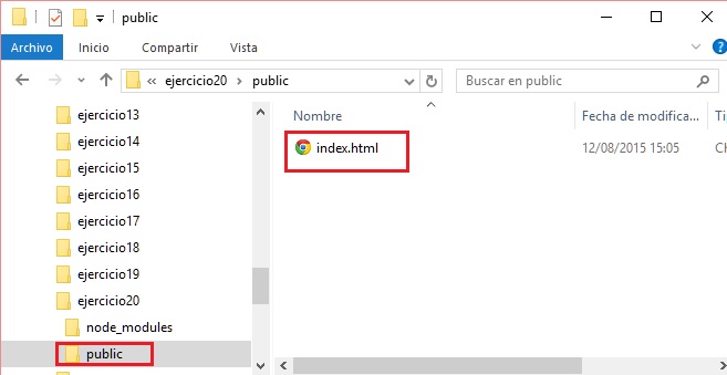 carpetas public archivo estatico express node.js