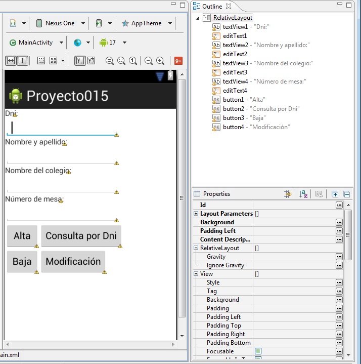 SQLite con Android