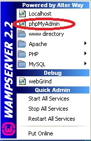 instalacin del WampServer con el MySQL