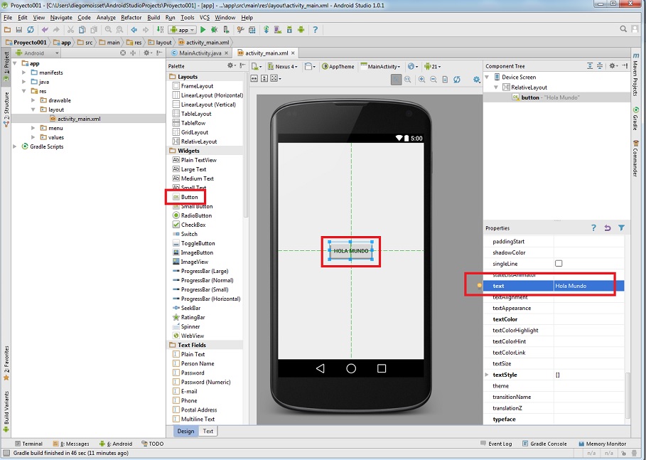 Entorno Android Studio